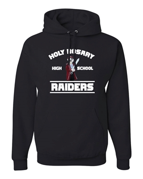 Picture of HRHS Mascot Hooded Sweatshirt (White Design)