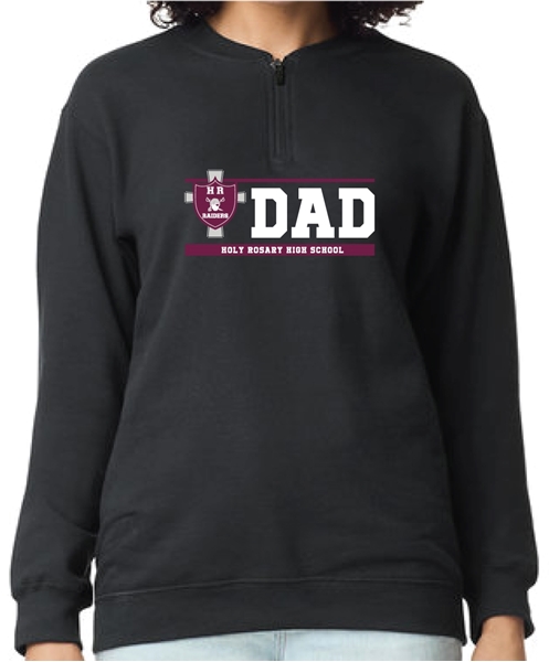 Picture of HRHS Dad Unisex Fleece Quarter-Zip Sweatshirt