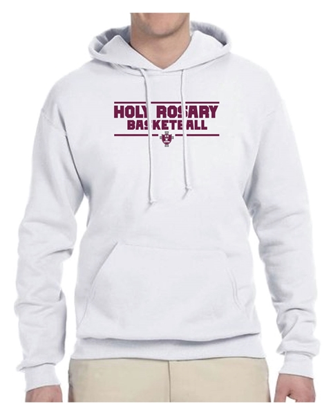 Picture of HRHS Basketball Hooded Sweatshirt (Burgundy Design - Without Personalization)